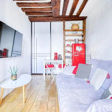 Apartamento T2 Louvre, Chatelet Marais